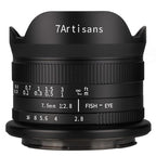 7artisans 7.5mm F2.8 mark ii Fuji (FX Mount) Black