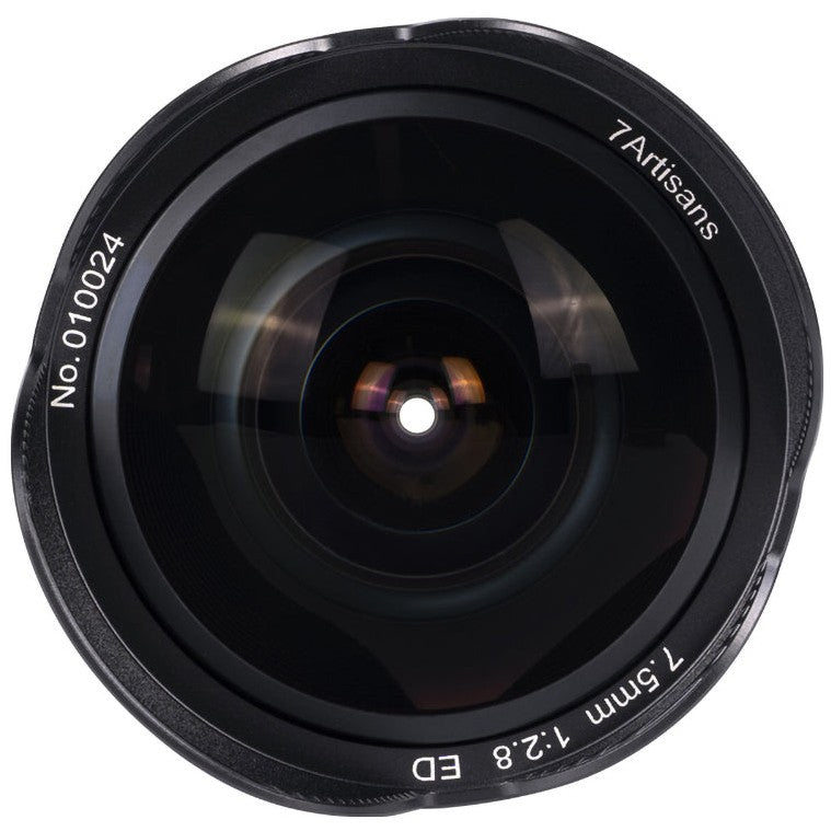 7artisans 7.5mm F2.8 mark ii Fuji (FX Mount) Black