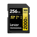 Lexar Professional Gold SD-Karte UHS-II - R300/W260 MB/s - 256GB – V90