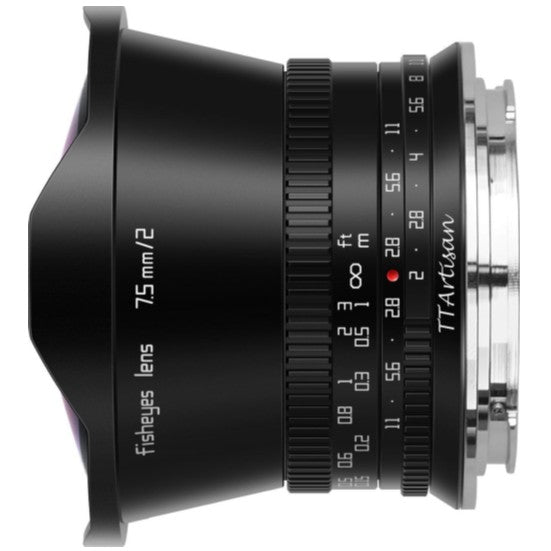 TTArtisan APS-C 7.5mm f/2.0 Canon RF-mount Black