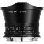 TTArtisan APS-C 7.5mm f/2.0 Canon RF-mount Black