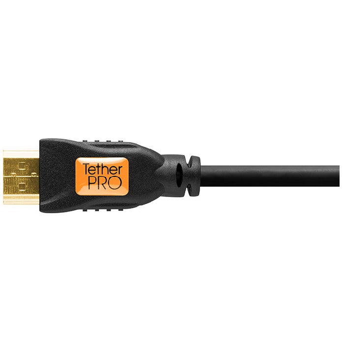 Tether Tools TetherPro HDMI-Micro-zu-HDMI-2.0-Kabel, 3 Fuß (1 m), Schwarz