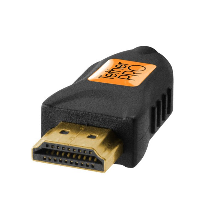 Tether Tools TetherPro HDMI-Micro-zu-HDMI-2.0-Kabel, 10 Fuß (3 m), Schwarz