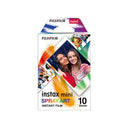 Fuji instax mini film spray art 1 x 10