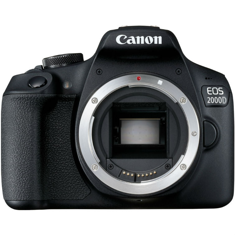 Canon EOS 2000D + EF-S 18-55mm F/4-5.6 IS STM compact