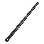 RAM Mounts 17 Inch Black Extruded Aluminum Track with End Caps