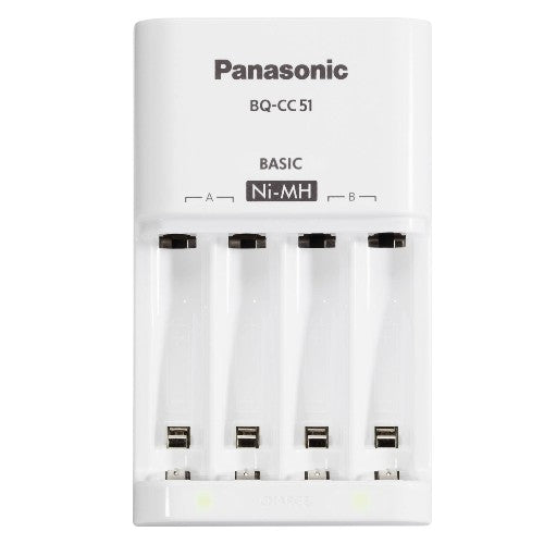 Panasonic Batterieladegerät BQCC51 K-Kj51MGD42E mit 4x AA und 6x AAA