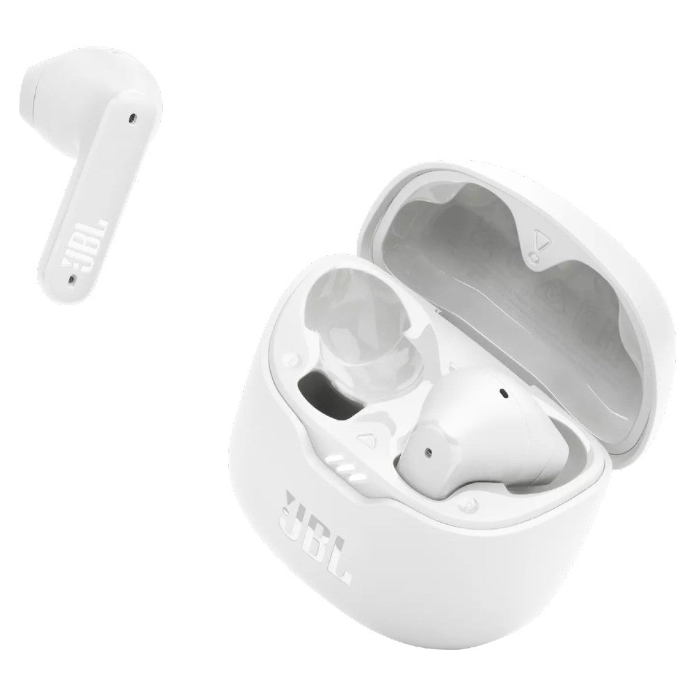JBL Tune Flex Weiß - Kabellose Ohrhörer mit Noise Cancelling