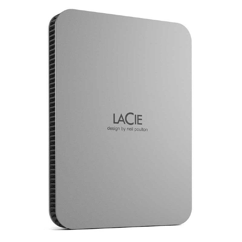 LaCie Mobile Drive 1TB v2 USB-C Moon Silver w/Rescue