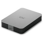 LaCie Mobile Drive Festplatte 4TB v2 USB-C Moon Silver w/Rescue