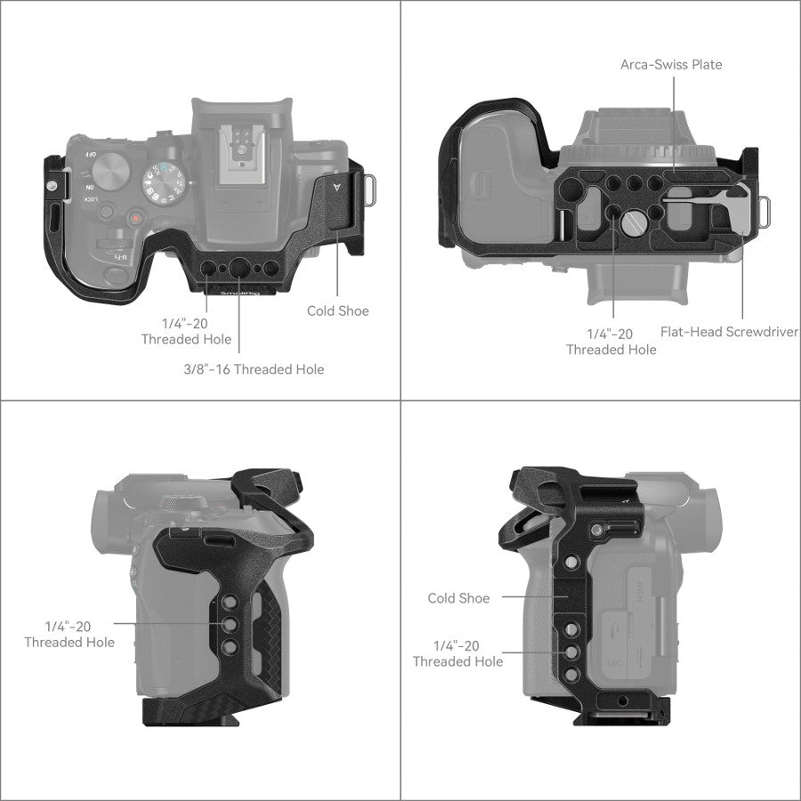 SmallRig “Black Mamba” Cage for Canon EOS R10 4004