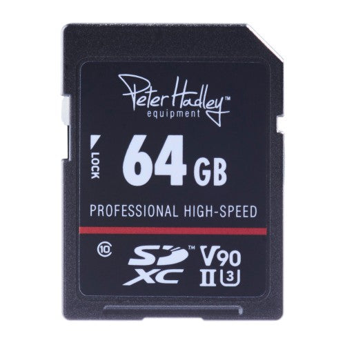 Peter Hadley 64GB SDXC Professional Hochgeschwindigkeitsklasse 10 UHS-2