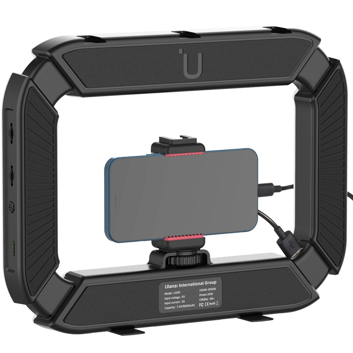 Ulanzi U200 Ringlicht Videorig + 8000MAh Powerbank
