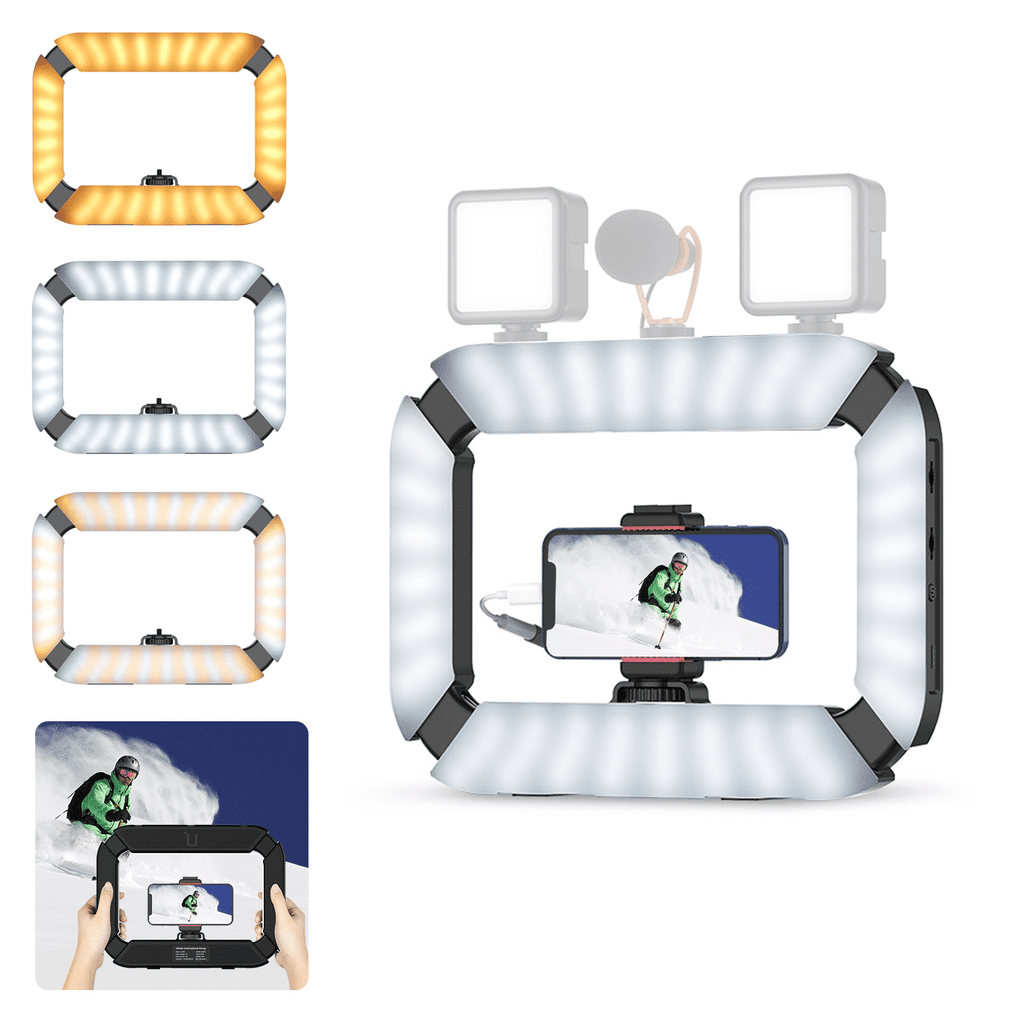Ulanzi U200 Ringlicht Videorig + 8000MAh Powerbank