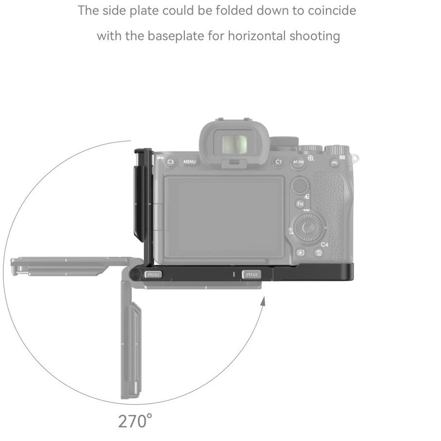 SmallRig 3984 Foldable L-Brackets for Sony Alpha 7R V / Alpha 7 IV / Alpha 7S III