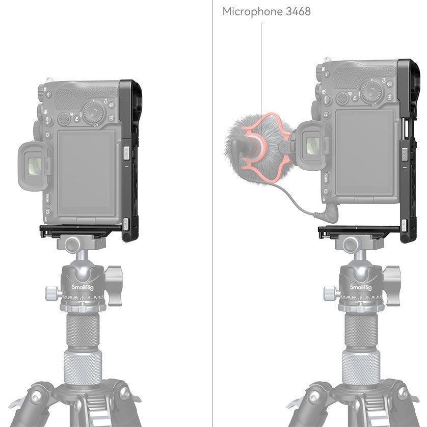 SmallRig 3984 Foldable L-Brackets for Sony Alpha 7R V / Alpha 7 IV / Alpha 7S III