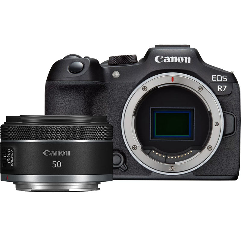 Canon EOS R7 Body + RF 50mm f/1.8 STM