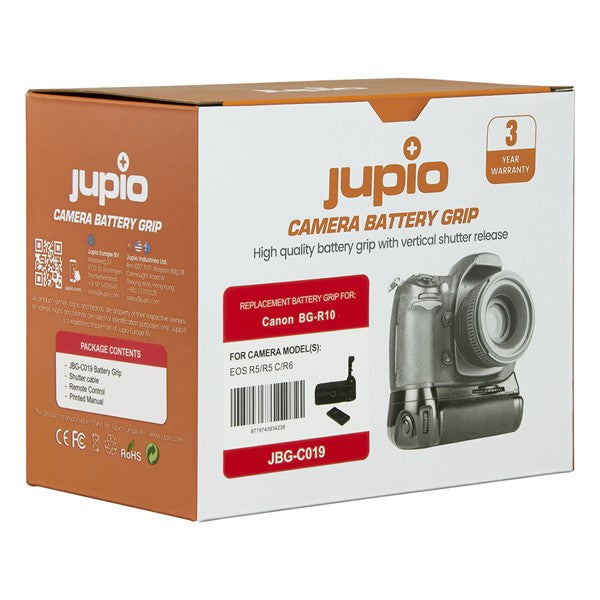 Jupio Battery grip Canon EOS R5 /R5c / R6 / R6 Mark II (BG-R10) + Wireless Remote