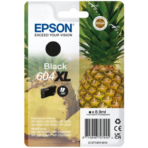 Epson Singlepack Black 604XL Ink