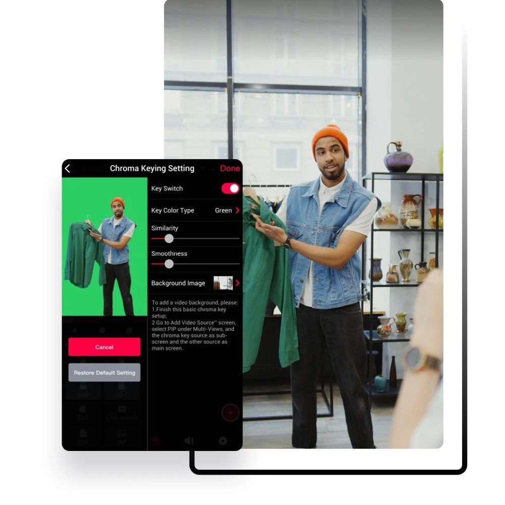 YoloLIV YoloMax-Monitor mit integriertem Live-Streaming-Encoder