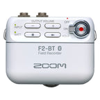 Zoom F2-BT Field Rekorder mit Bluetooth und Lavalier-Mikrofon weiß