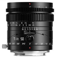 TTArtisan Tilt 50mm F1.4 Fujifilm X-Mount Schwarz