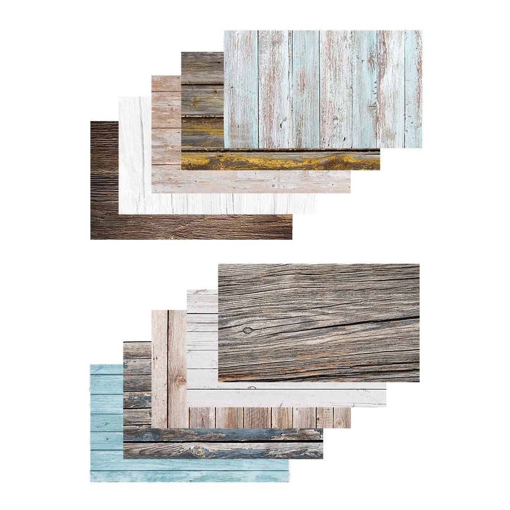 Caruba-Hintergründe, Holz, 10er-Pack (5 x 2 flache Lagen)