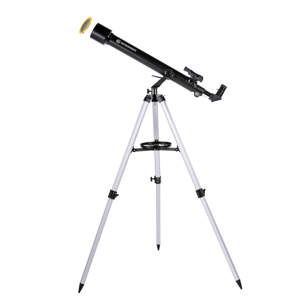 Bresser Arcturus 60/700 AZ Carbon Design -Lens Telescope with Smartphone Camera Adapter