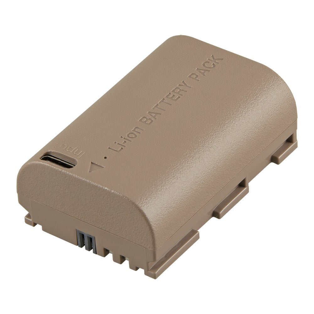 Jupio Canon LP-E6NH Ultra C 2400mAh battery with USB-C input