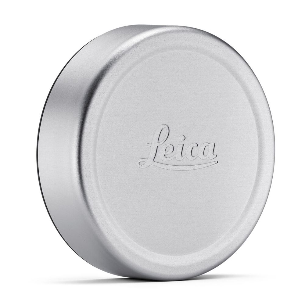 Leica 19660 Objektivdeckel Q, E49, Aluminium, silber eloxiert