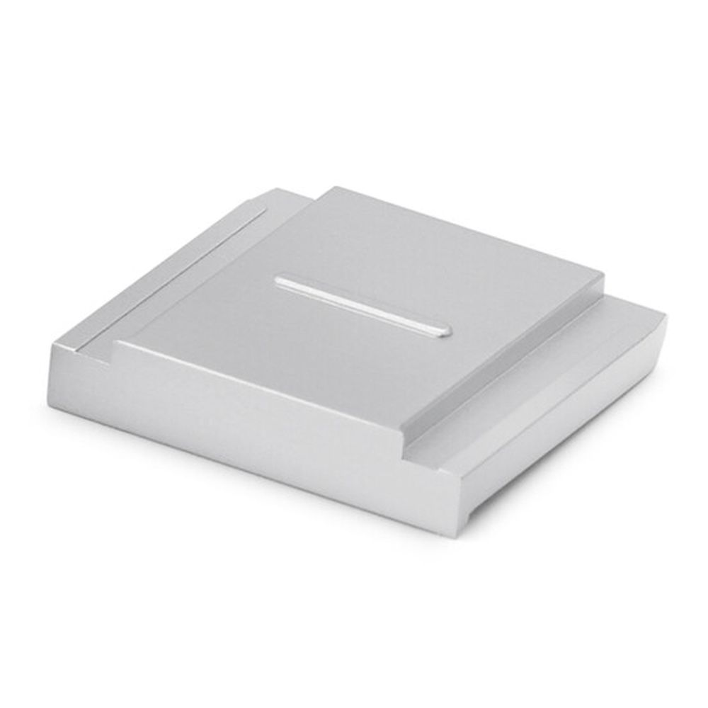 Leica 19655 Hotshoe cover, Aluminum, Silver Anodized Finish