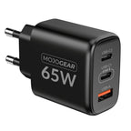 MOJOGEAR USB-Ladegerät 65W 2x USB-C / 1x USB-Anschluss