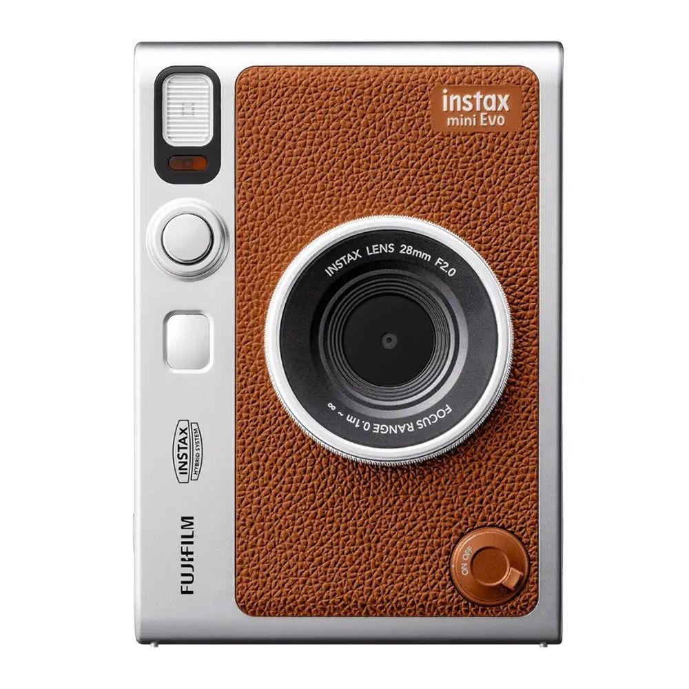 Fujifilm INSTAX mini Evo - Typ C Sofortbildkamera, braun