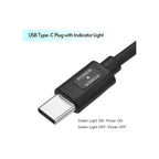 Caruba PD-DCC12 Panasonic DMW-BLF19 Dummy Battery, USB Type C Coiled Cable