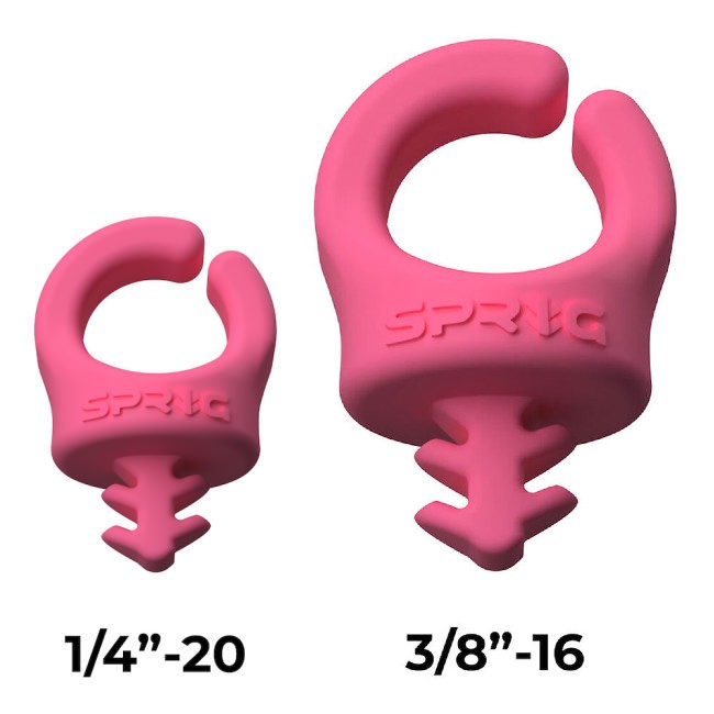 SPRIG Pink Value Pack; 10x 1/4”-20 Sprigs + 5x 3/8”-16 Big Sprigs