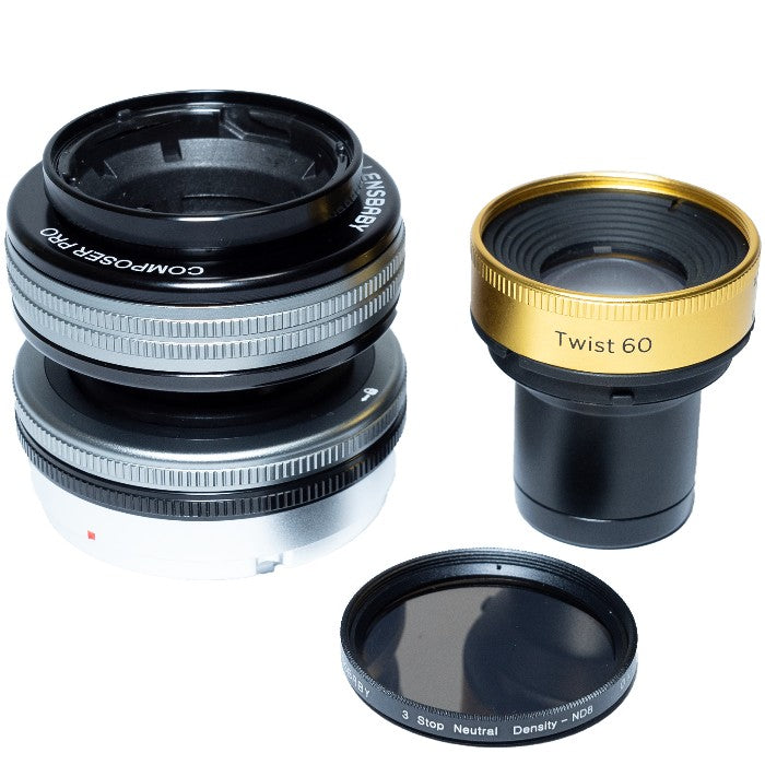 Lensbaby Composer Pro II w/ Twist 60 Optic + ND-Filter Pentax K