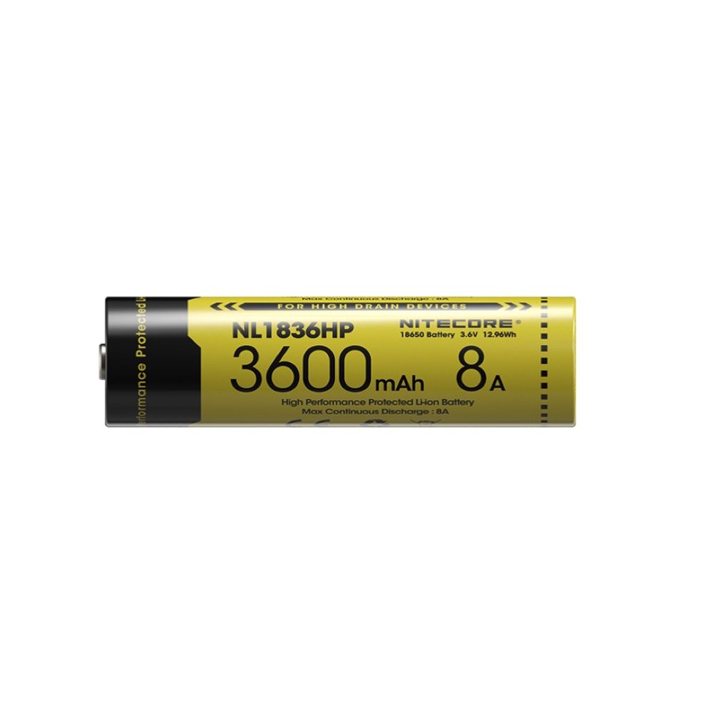 Nitecore NL1836HP Li-Ionen-Akku, 3,6 V, 3600 mAh