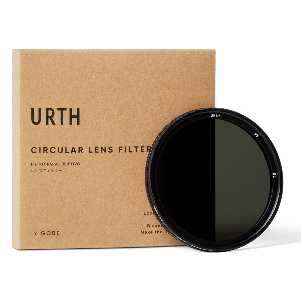 Urth 82mm ND2 400 (1 8,6 Stop) Variable ND Objektivfilter