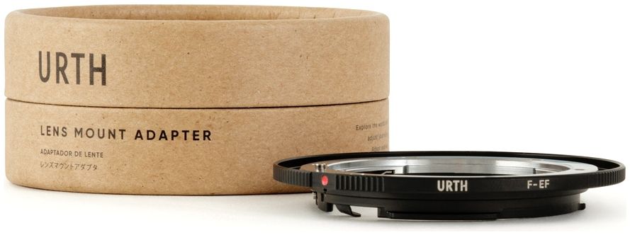 Urth Objektiv Mount Adapter: Kompatibel mit Nikon F-Objektiv auf Canon (EF / EF-S) Kameragehäuse