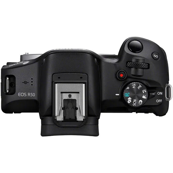 Canon EOS R50 black + RF-S 18-45 Holiday Kit