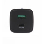 Celly Black Label Wandladegerät USB-C + USB-Anschluss, 20 W