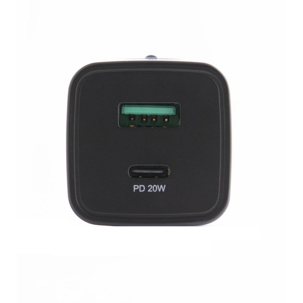 Celly Black Label Wandladegerät USB-C + USB-Anschluss, 20 W