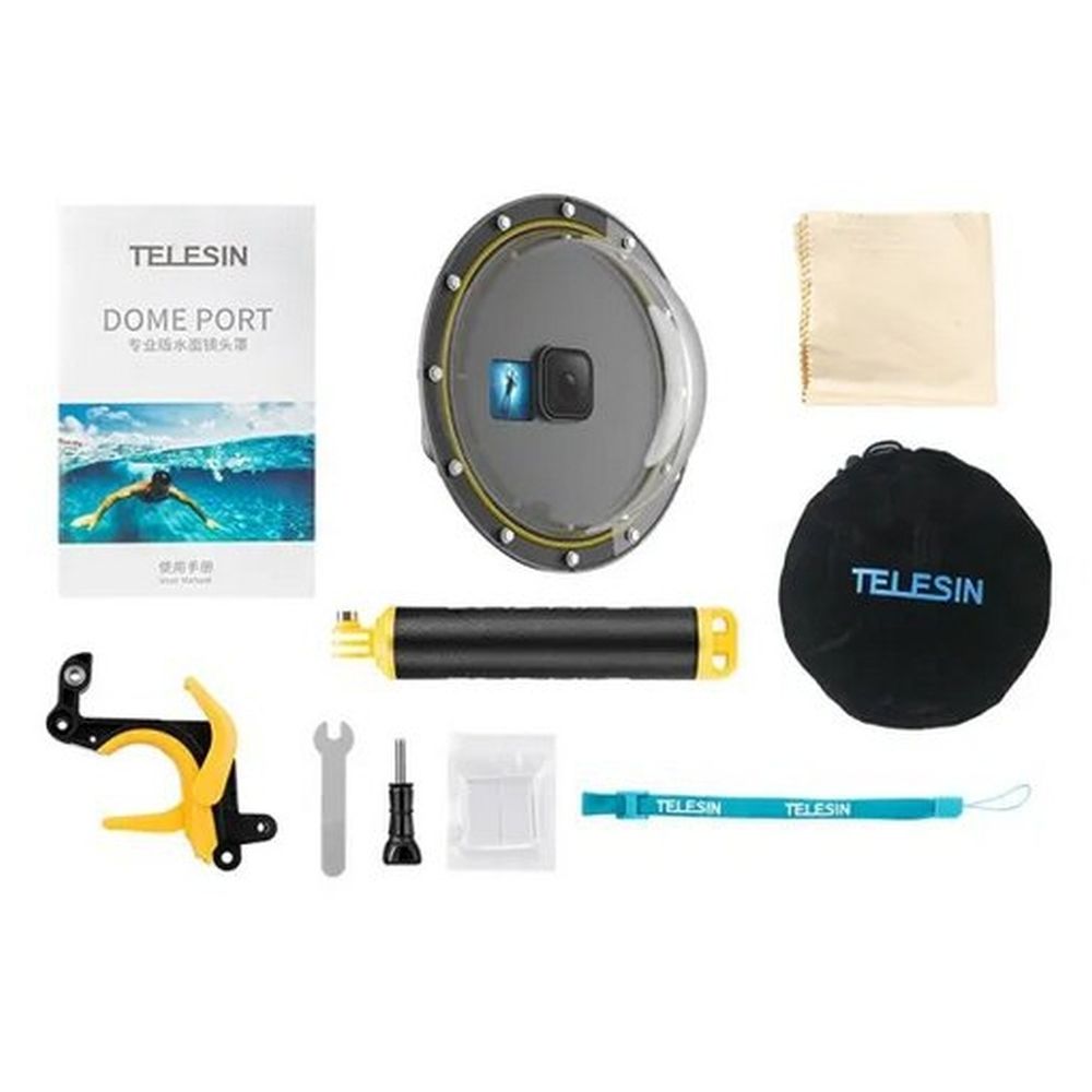 Wasserdichte Telesin-Kuppel für GoPro Hero 9/10/11