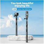 Telesin Premium Selfie-Stick Carbon (120 cm)