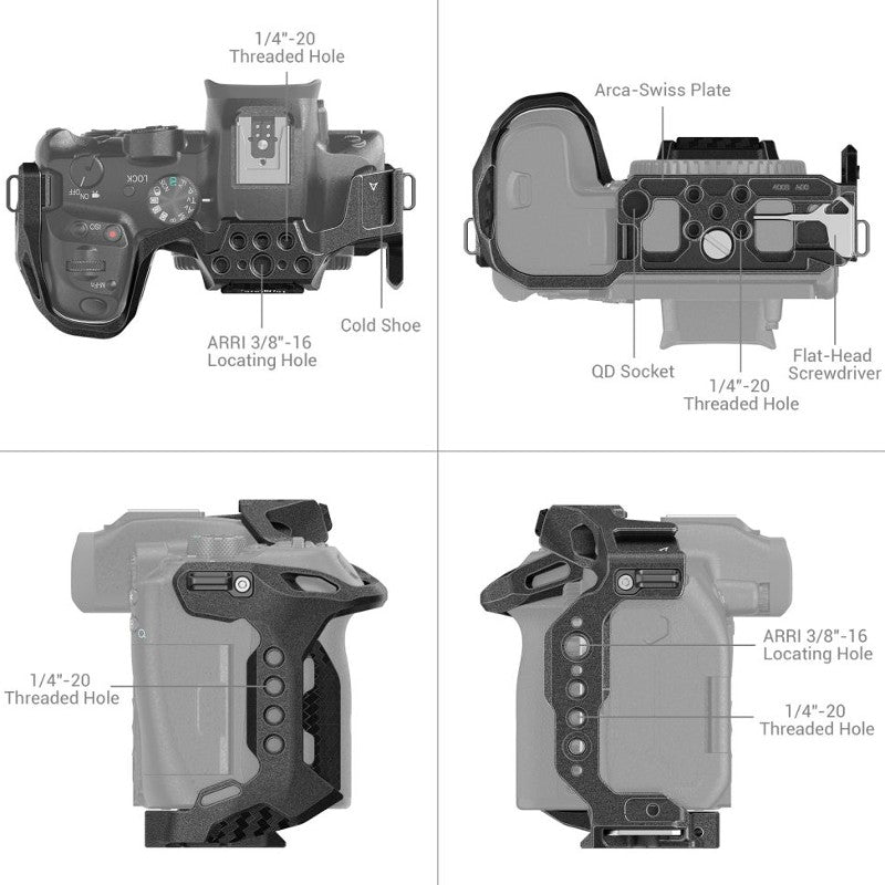 SmallRig 4003B “Black Mamba” Cage für Canon EOS R7