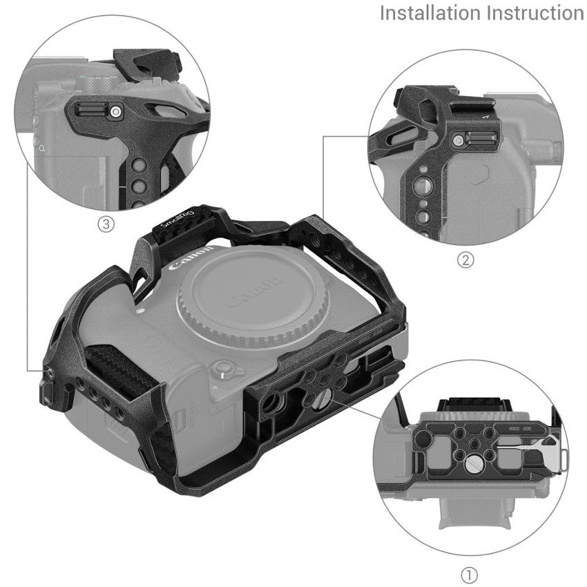 SmallRig 4003B “Black Mamba” Cage für Canon EOS R7