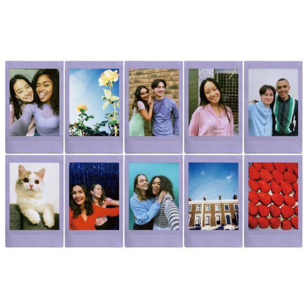 Fujifilm Instax Mini Film, Soft Lavender 1x10