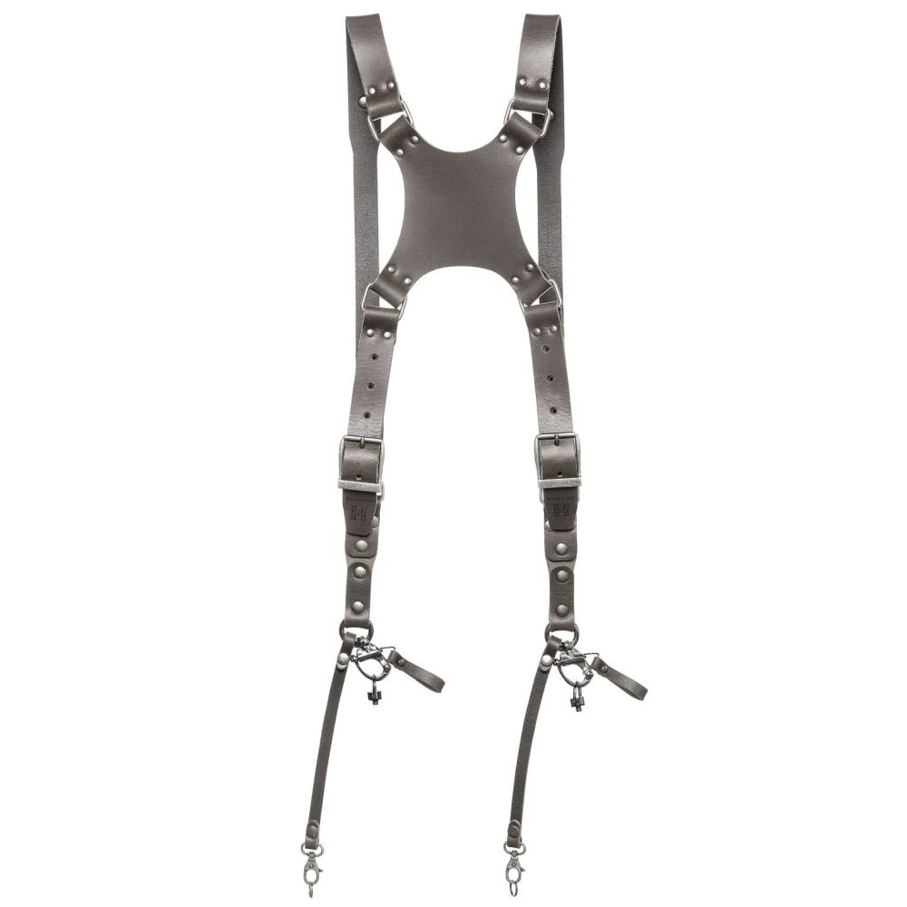 Das Hantler Dual-Kamerageschirr Stone Gray / Altsilber, Regular