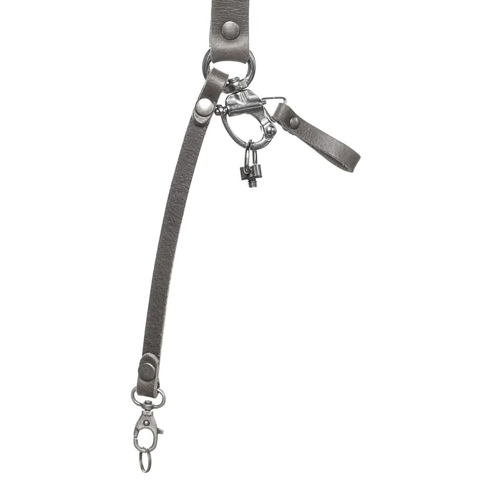 Das Hantler Dual-Kamerageschirr Stone Gray / Altsilber, Regular