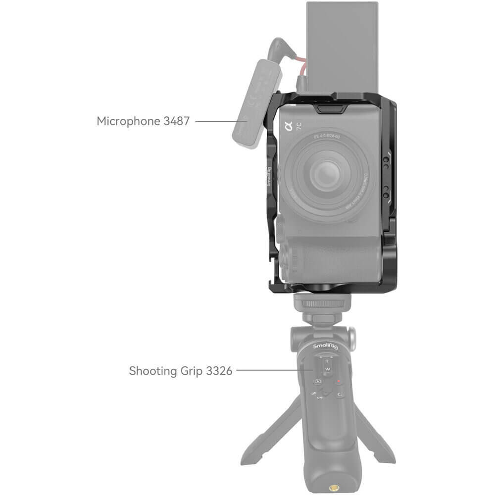 SmallRig 4422 Käfig-Kit für Sony Alpha 7C II / 7CR